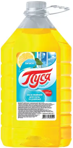 ПУСЯ Засіб для скла Лимон 5000 мл